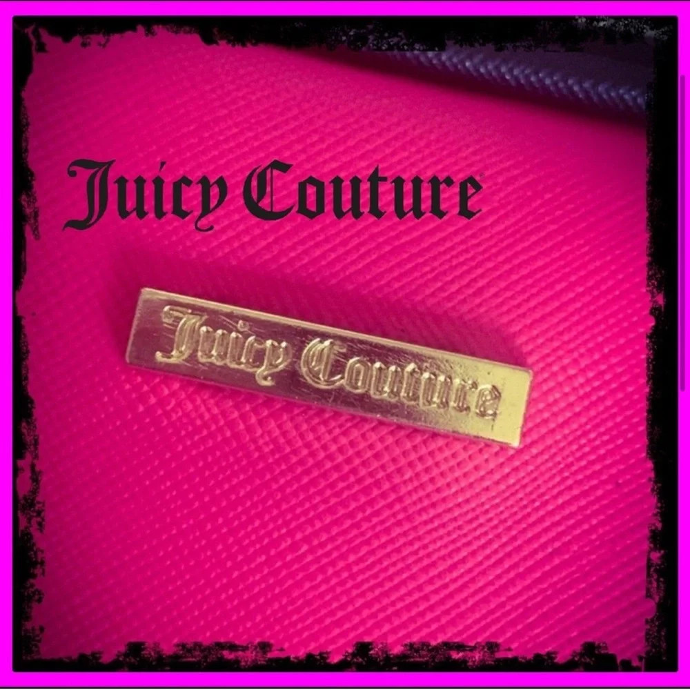 New Juicy Couture Woman’s Simply Stunning Hot Pink & Black Clutch